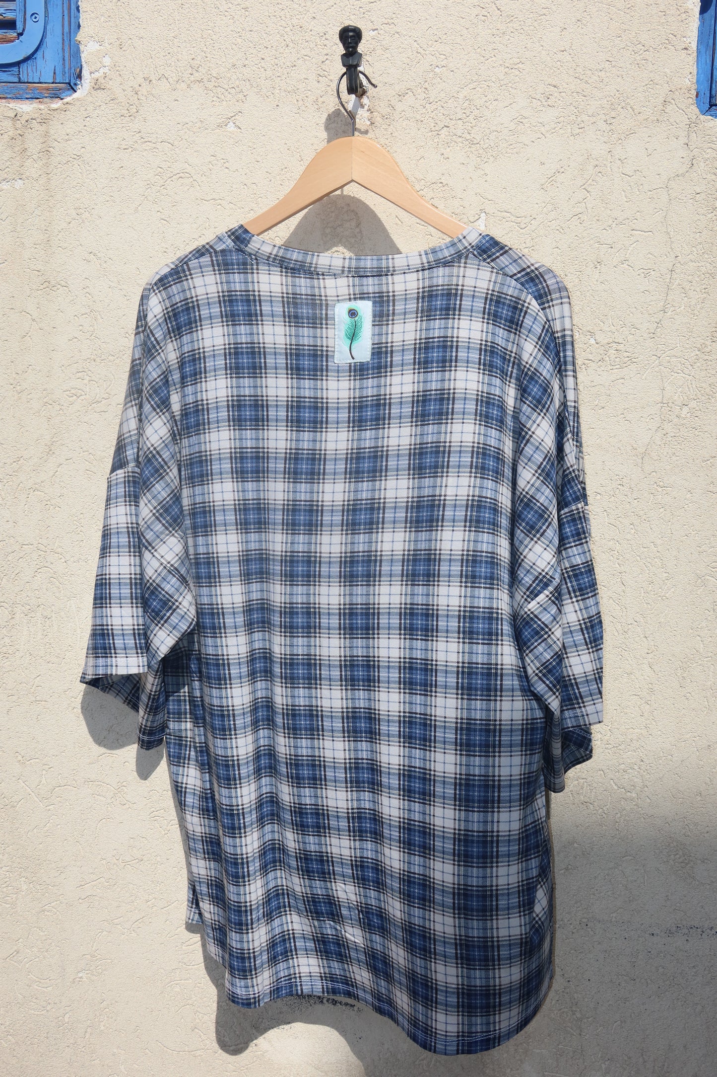 BLUE OVERSIZE SHIRT